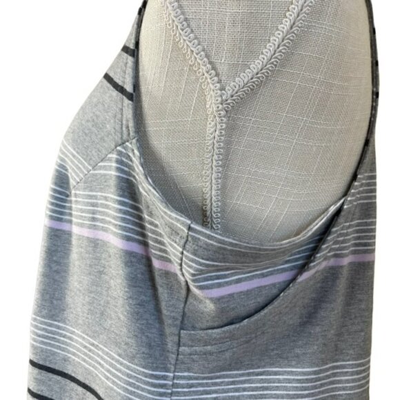 LOU & GREY Striped Sleeveless Tank Dress - Size Large - Picture 5 of 7